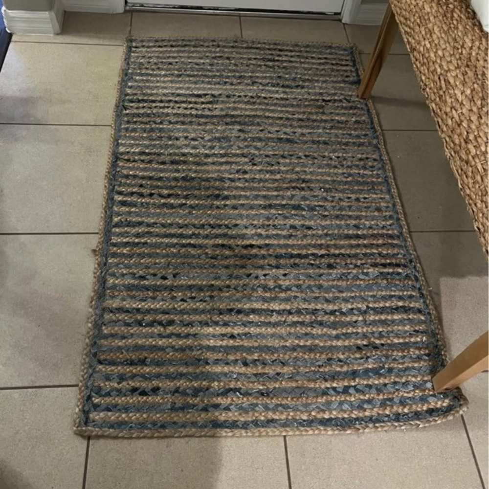 Safavieh Brand Jute/denim Rug 3’x5’